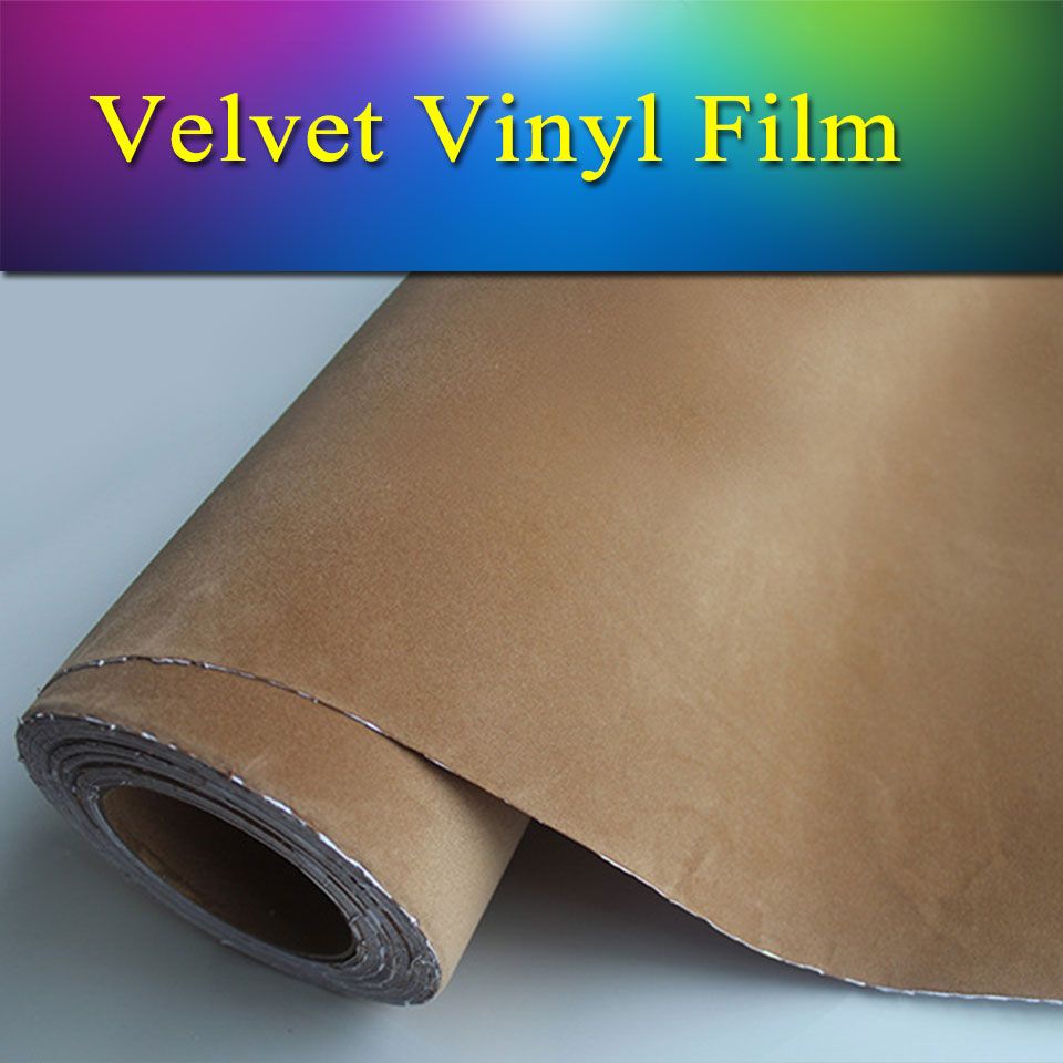 1.52x15m5x50ft Car Wrap Vinyl Film Quality Velvet Vinyl Wrap Sticker