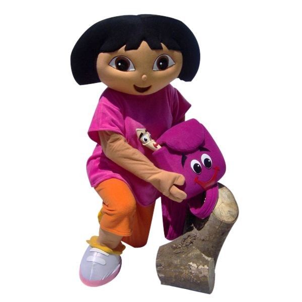 Fast Shipping The Explorer Dora Mascot Costume Adult Character Costume Fancy Dress Wildcat
