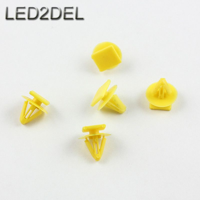 Yellow Plastic Trim Panel Clips For Hyundai Elantra Suonata Decorative