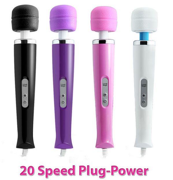 20 Speed Magic Wand Massager With Hitachi Head Av Wand Vibrator