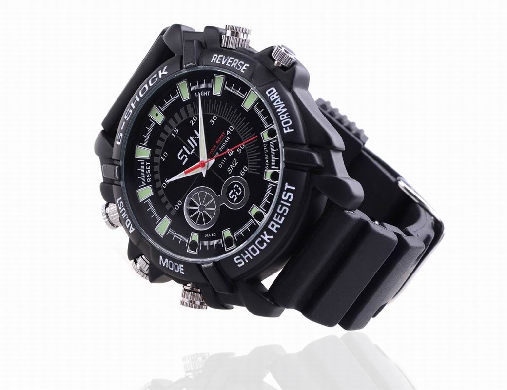 waterproof camera watch