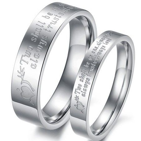 Endless love rings wedding bands