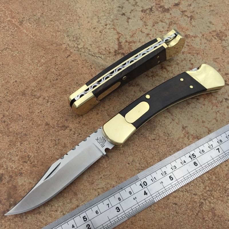 Buck 110 Traditional Hunting Knife Double Action Knife Conversions 440c