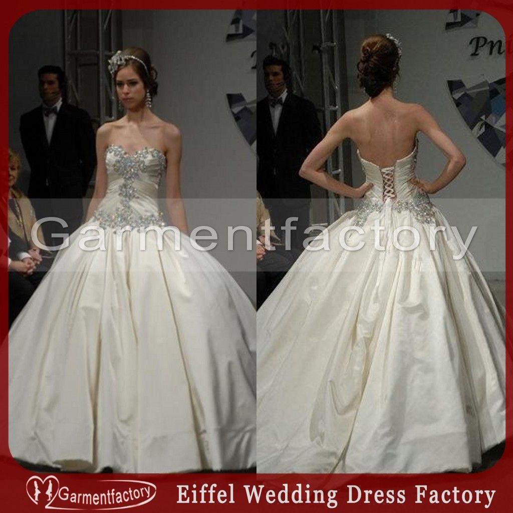 pnina tornai satin ball gown