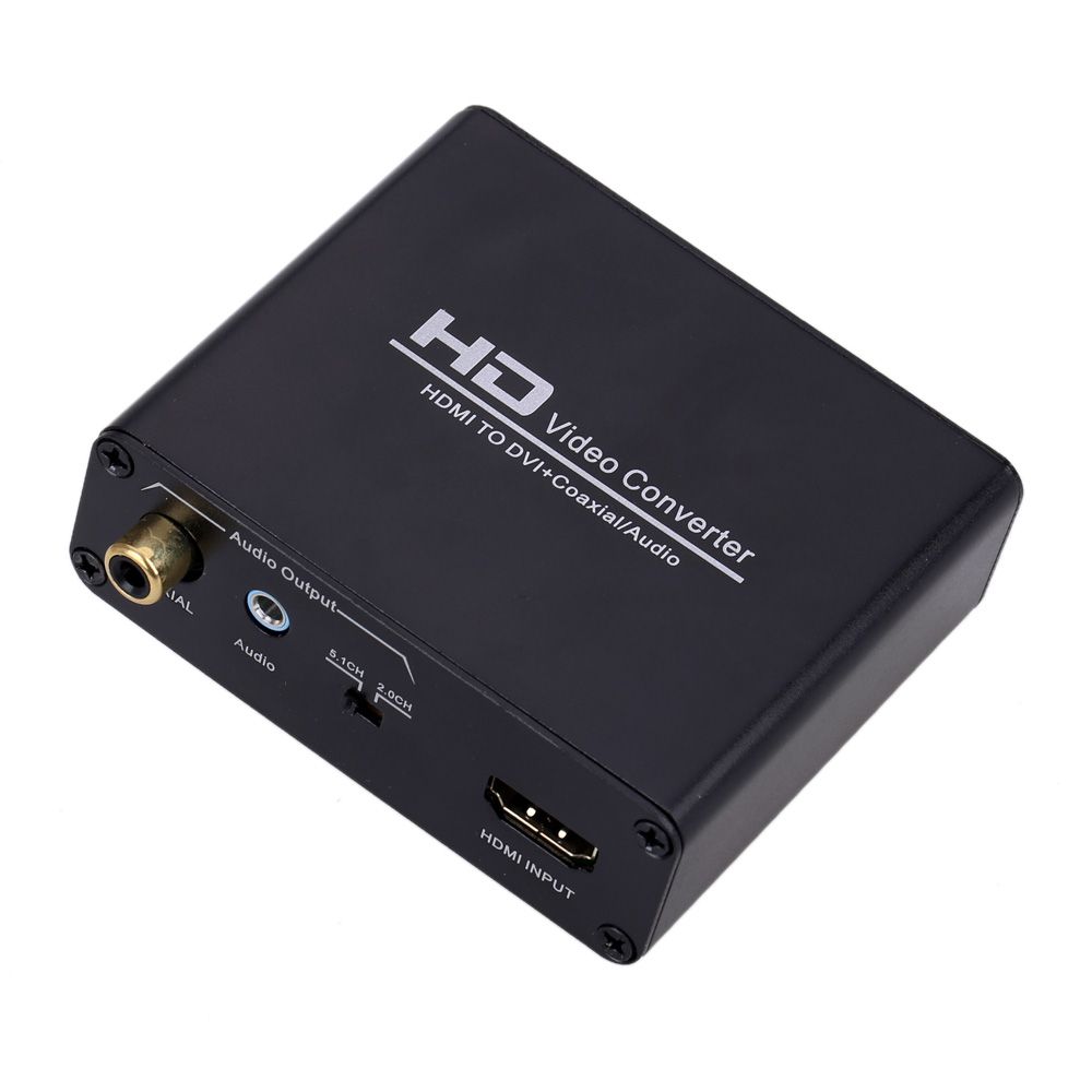 2017 Hdmi To Dvi + Coaxial Audio Vga Converter Video Converter Adapter 2.0/5.1 Channel V889 From