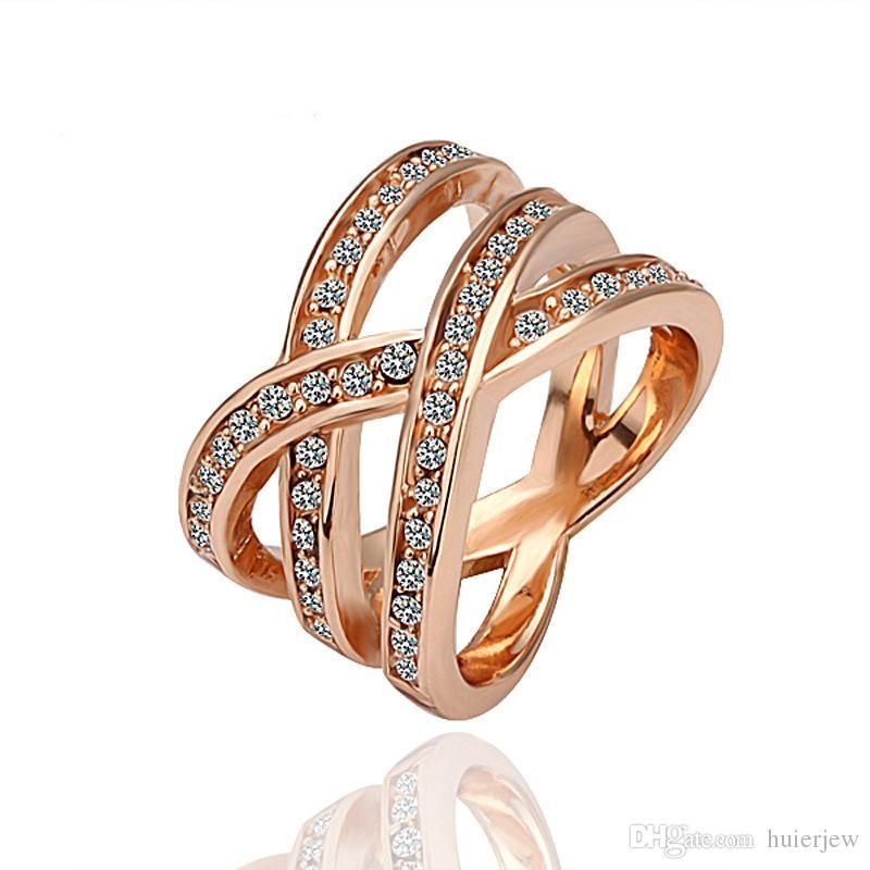 Silver diamond dress rings