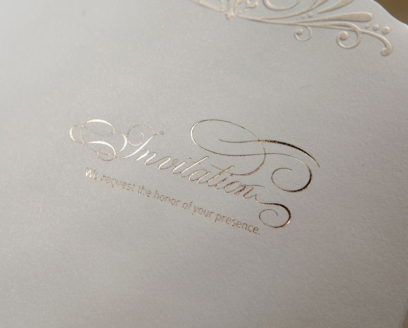 Handmade personalized wedding invitations