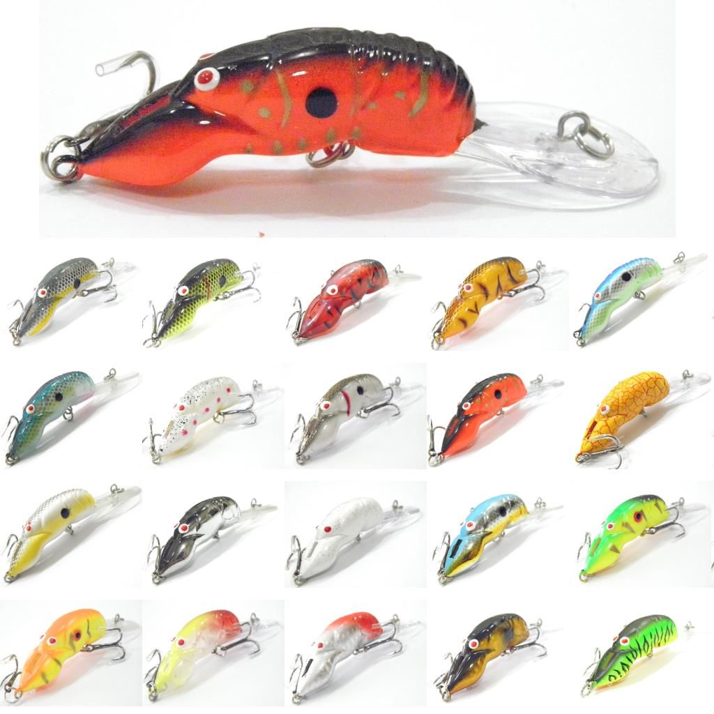 Fishing Lure Crawdad Crawfish Crankbait Hard Bait Slow Floating Tight