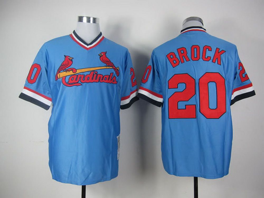 2017 20 Lou Brock Jersey St. Louis Cardinals Jersey Baseball Jersey