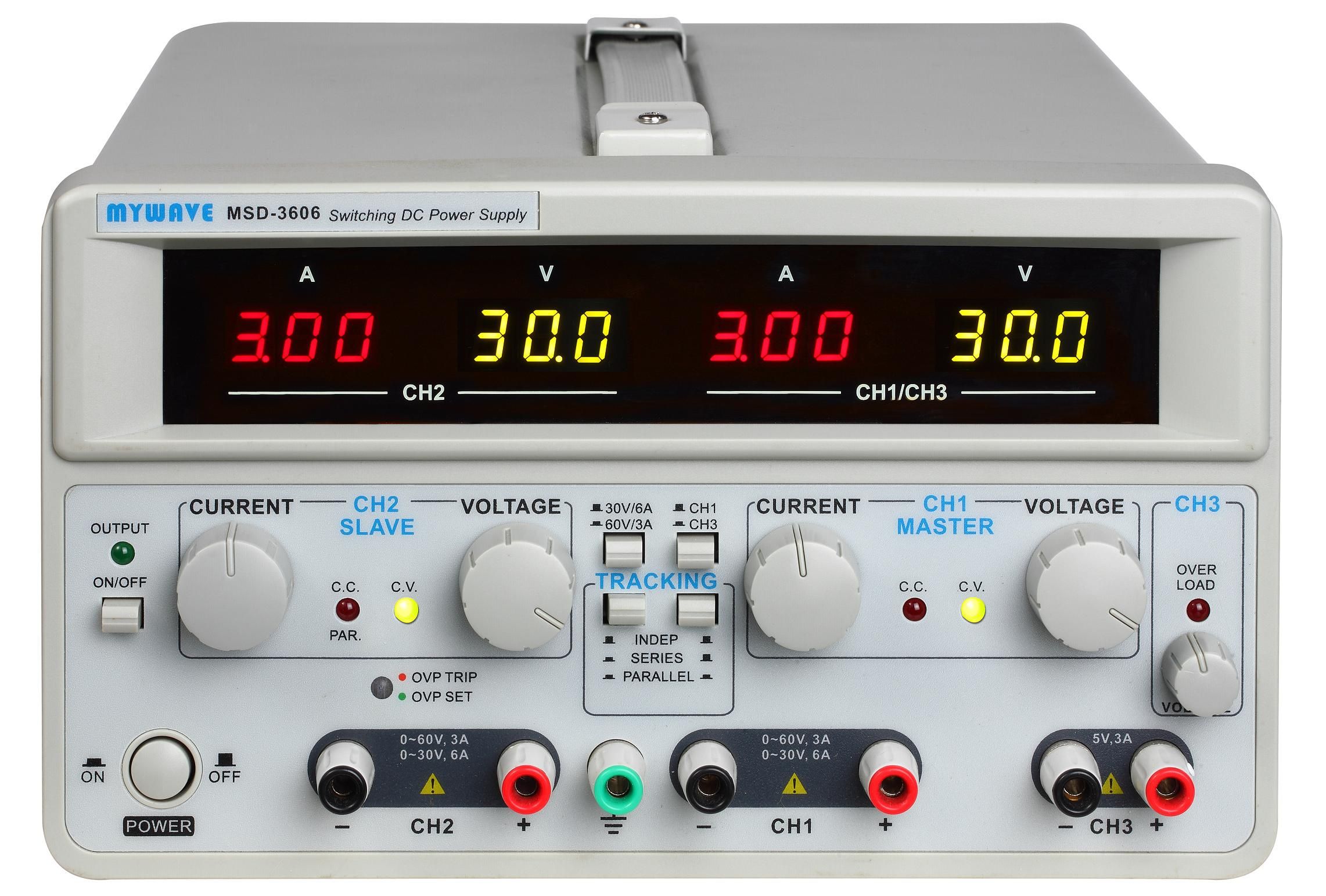 2017 Switching Dc Power Supply 3 Channel Output Dual Range 0 60v/3a 0