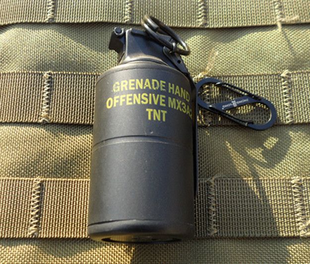 2018 Mk3a2 Airsoft Dummy Smoke Grenade Type Windproof Lighter Keychain