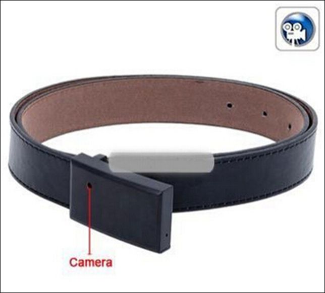 2018 Hot Selling Belt Buckle Hidden Spy Camera, Belt Dvr Camcorder