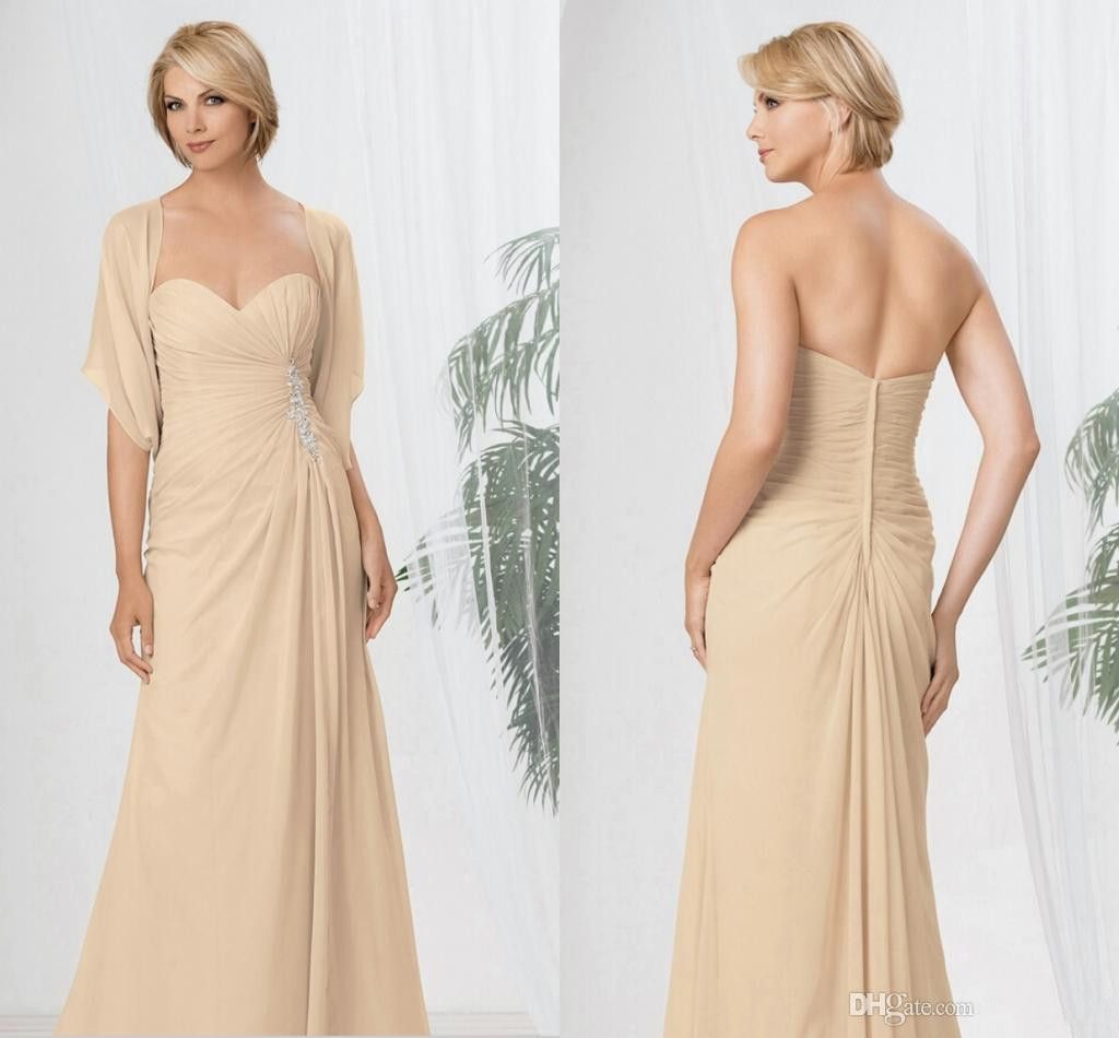 2015 Elegant Chiffon Champagne Pant Suits For Mother Of The Bride Groom Dresses Mother Of Bride