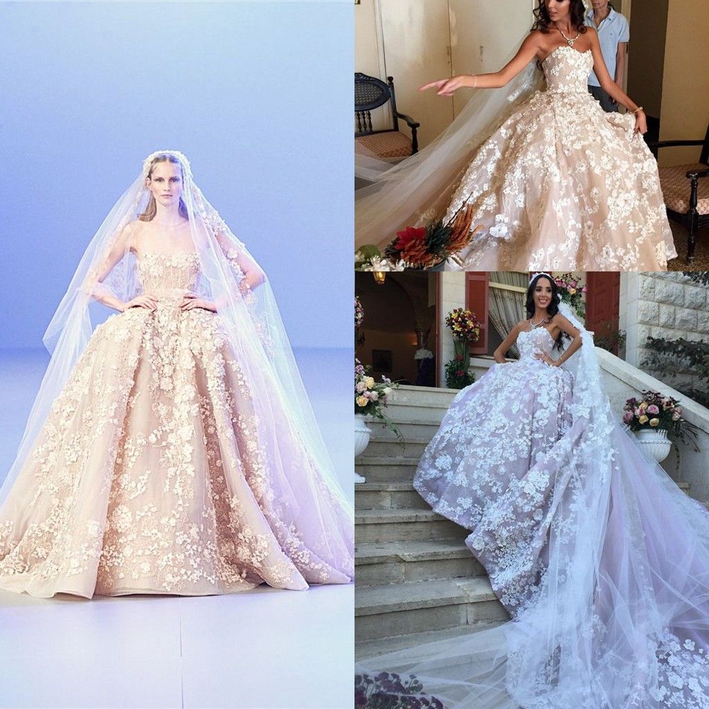 Wedding Elie Saab Wedding Dress discount real elie saab wedding dresses 2017 2016 spring luxury image a line