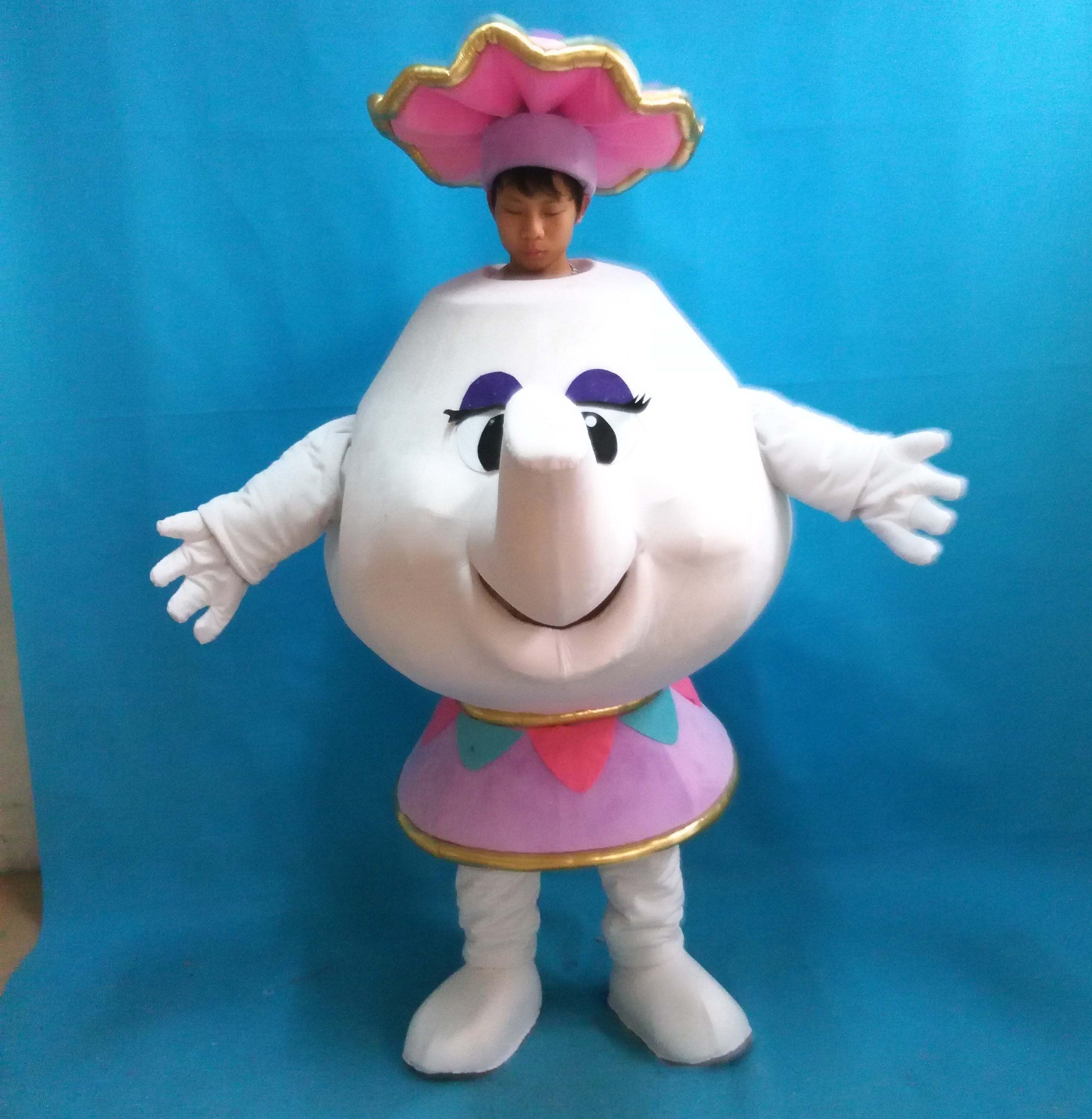 Sx0724 Good Vision And Good Ventilation a Teapot Mascot Costume with