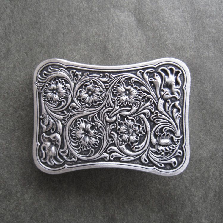 Mens Western Silver Belt Buckles Literacy Basics