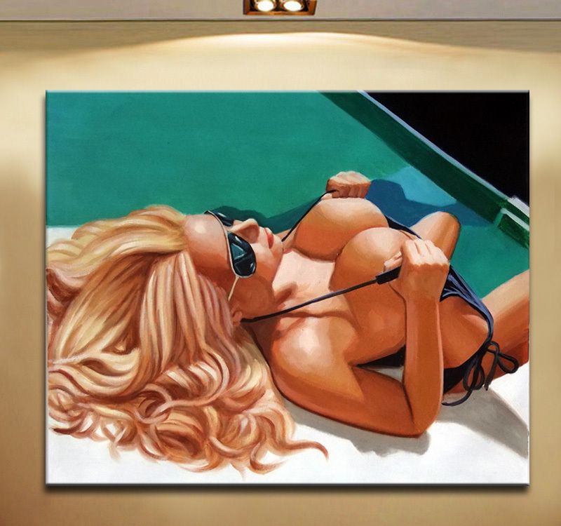 modern nude paintings wrinkly cock