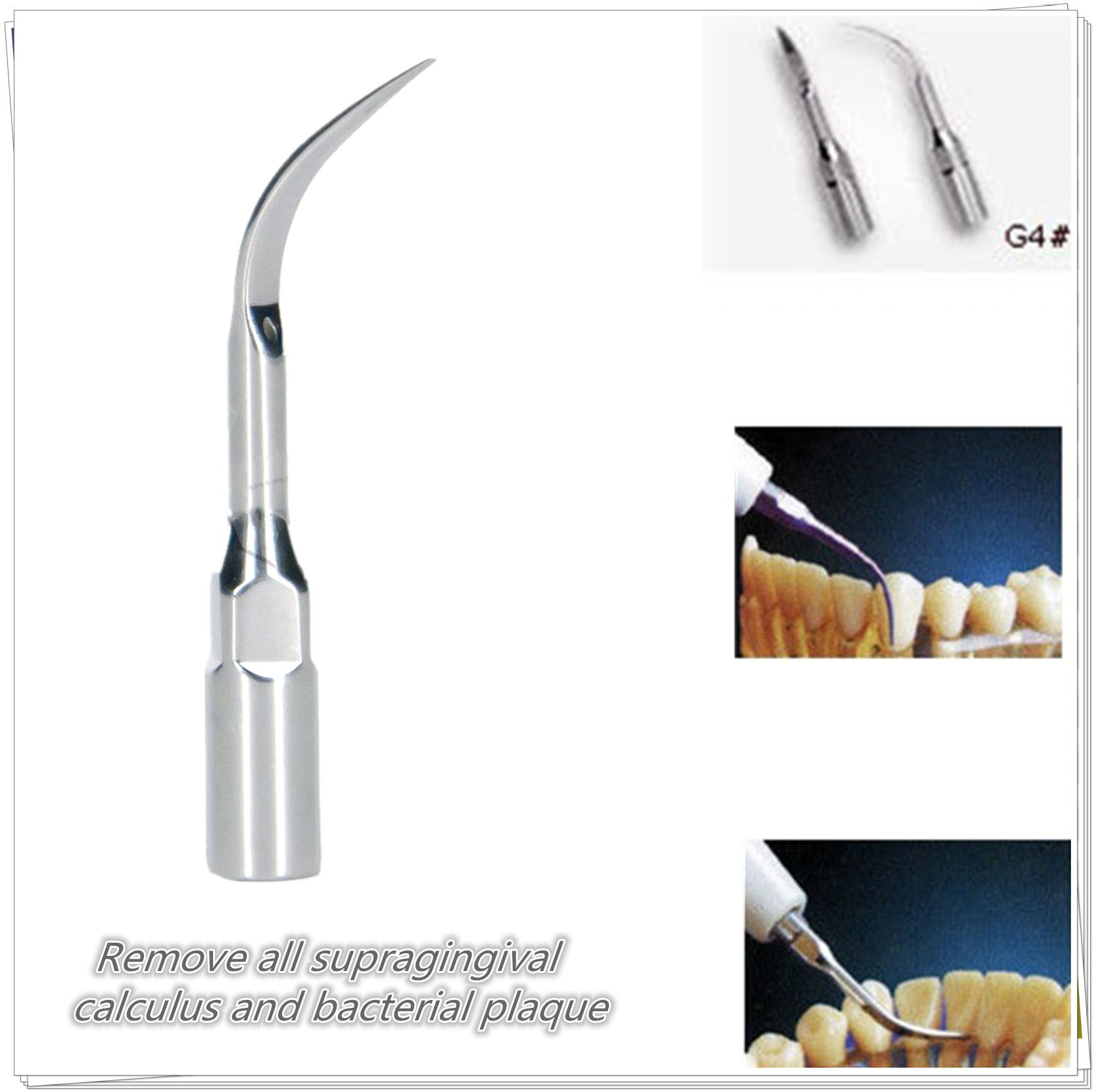 Best G4 Dental Ultrasonic Piezo Scaler Tip Remove All Supragingival Calculus And Bacterial