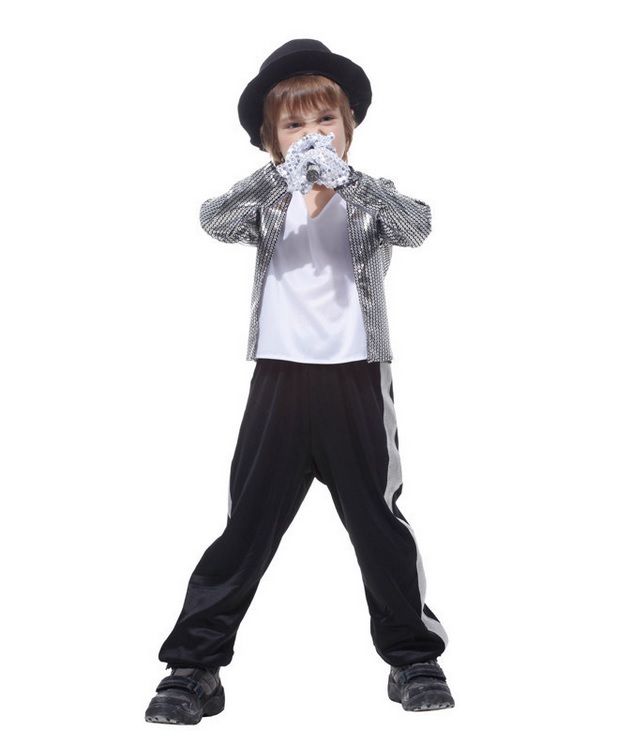 Boys Halloween Costume Michael Jackson Billie Jean Child Fancy Dress