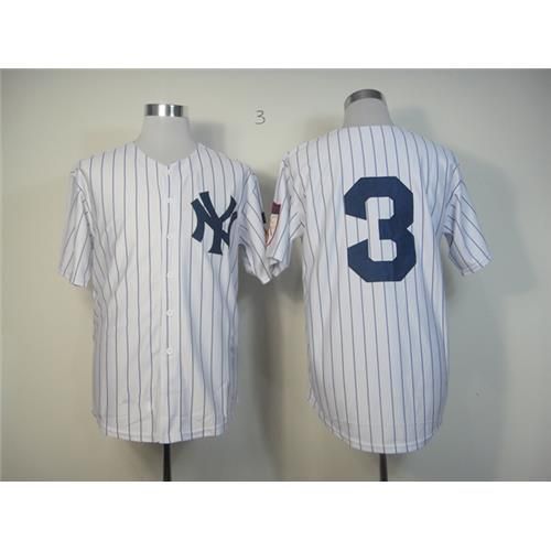 Discount Yankees 3 Babe Ruth Baseball Jerseys White Throwback Baseball