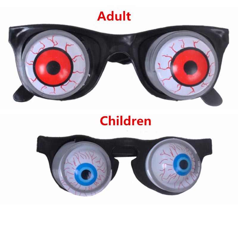 Adult Kids Pop Eye Glasses Crazy Eyes Dropping Eyeball Novelty Party