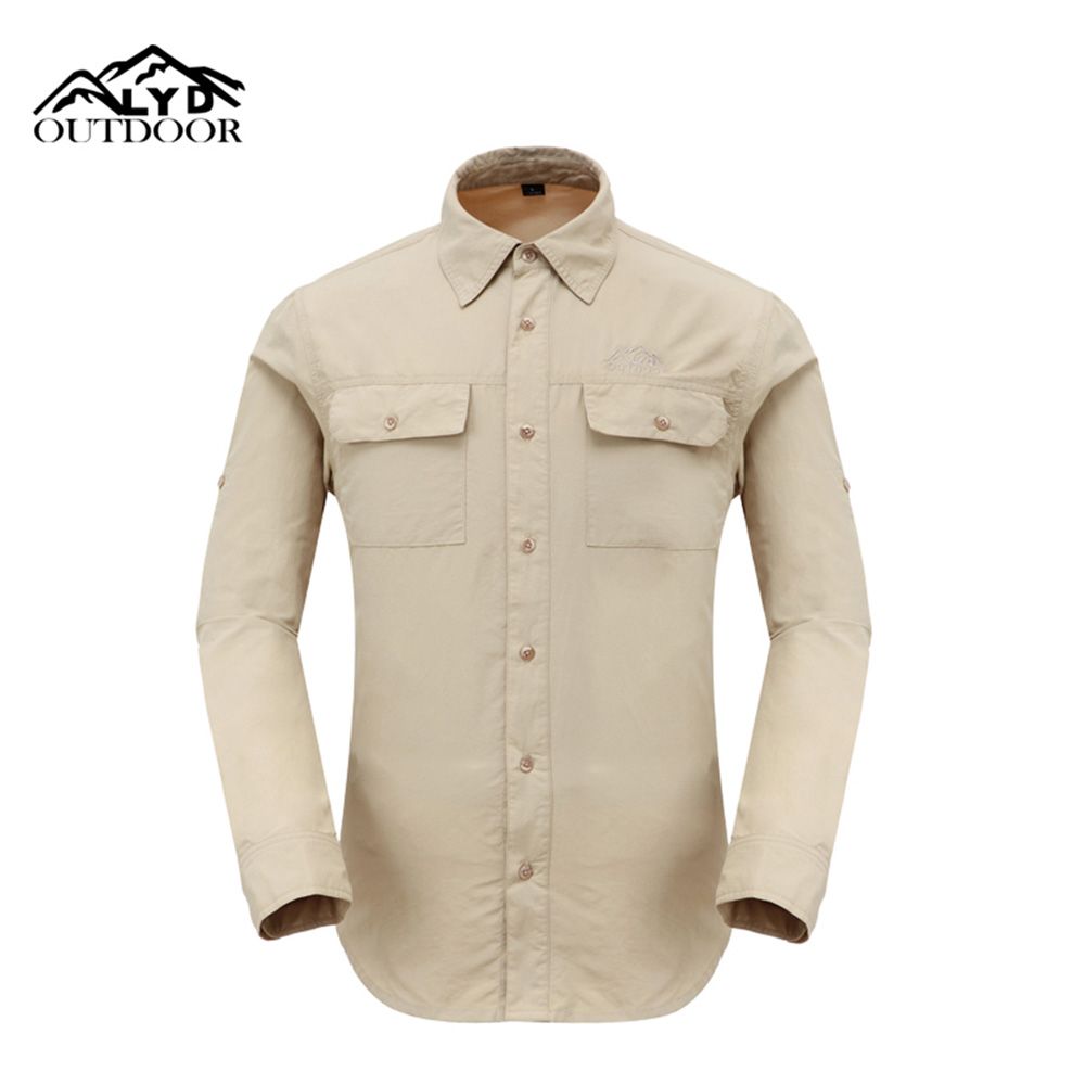 2017 Mens Quick Dry Shirt Outdoor Waterproof Sunscreen Uv Protection