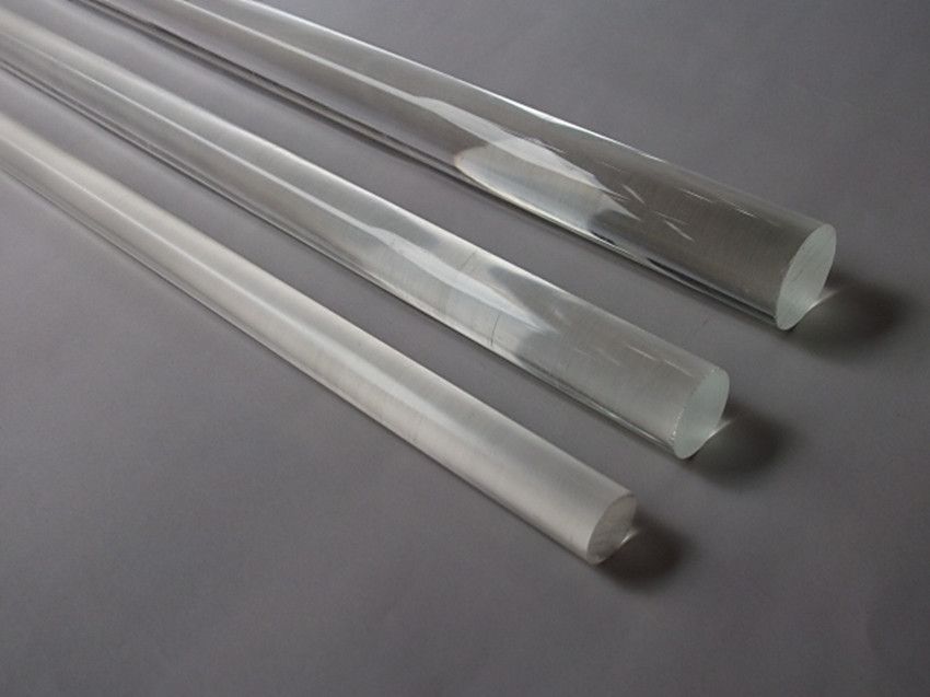 2017 Acrylic Plastic Rods Clear Od6x1000mm Home Garden Decor Building