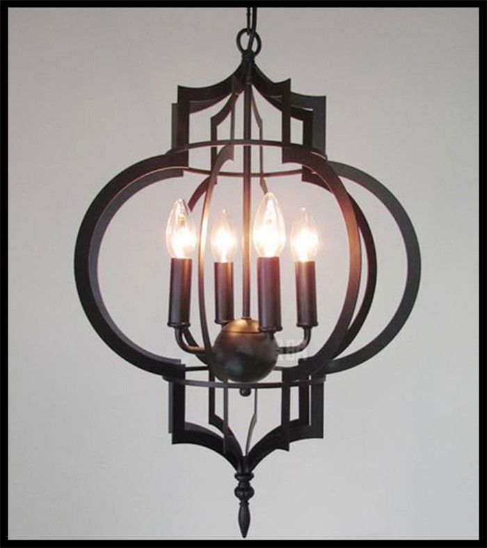 Ac 110v 220v 230v 240v 42*60cm e14 candle lantern chandelier light ... 60 cm avize