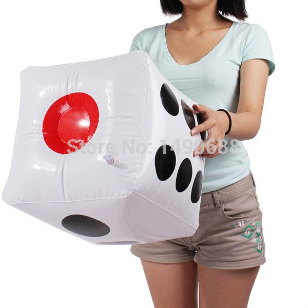 large blow up dice