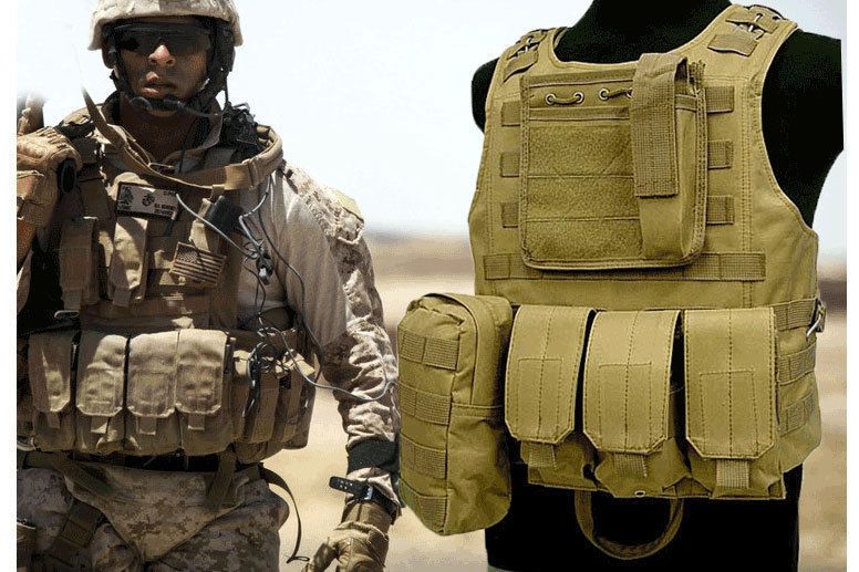 2017 Hot! Tactical Airsoft Military Body Armor Vest Outdoor Products Seal Camouflage Amphibious