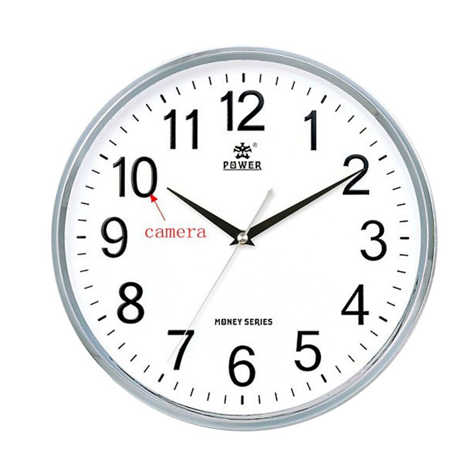 P2p Wifi Hidden Camera Wall Clock Wireless Spy Hidden Cameras Hd720 Ip