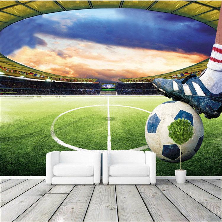 Football Wall Mural football stadium wall mural customize photo wallpaper soccer game Football Wall Mural football stadium wall mural customize photo wallpaper soccer game