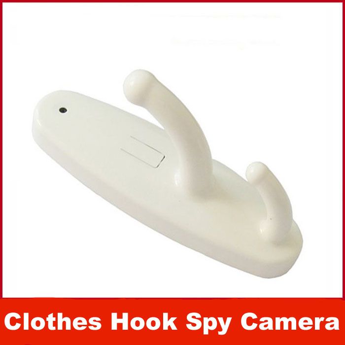Clothes Hook Motion Detection Spy Camera Hidden Dvr Cam White Cam Hooks