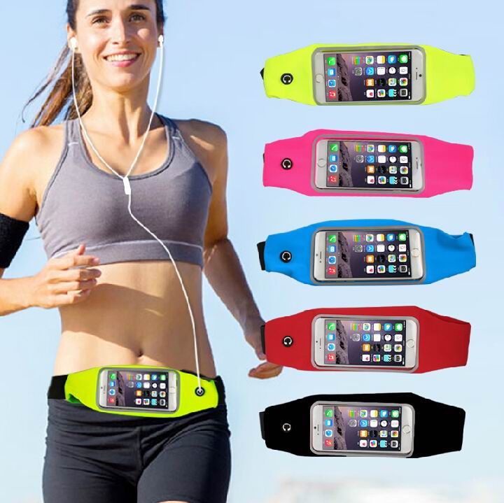 Waterproof Running Belt For IPhone Android Smart Phone Sports Waist Bag