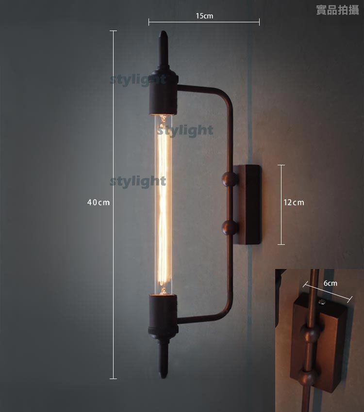 Loft Steam Tube Wall Lamp Mirror Lamp Factory Lamp Industrial Style Dinning Room Living Room ...