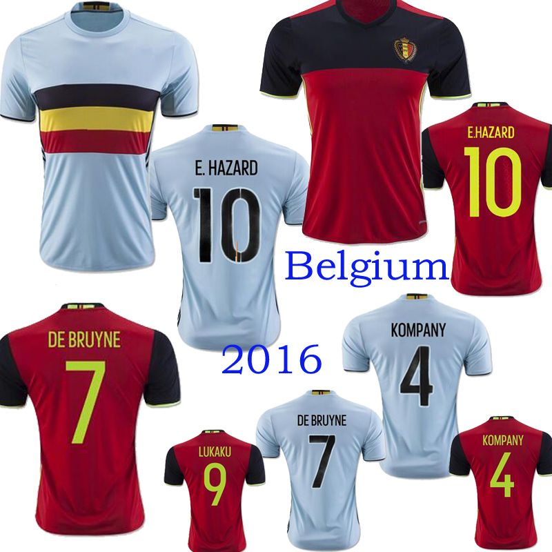 Wholesale Belgium Euro Soccer Jersey 2016 Lukaku Home Red ...