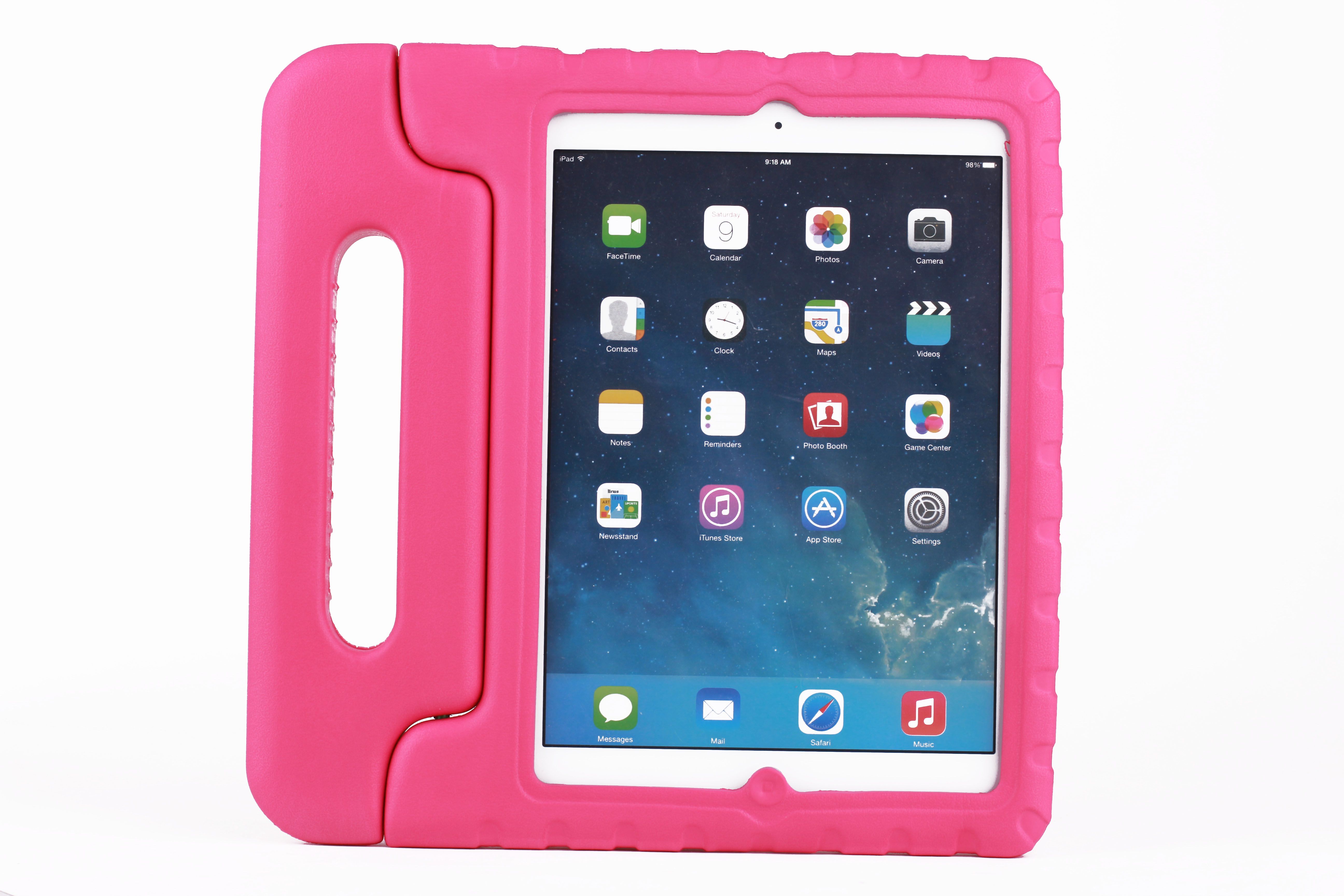 Hde Shock Proof Ipad Case For Kids Bumper Cover Handle Stand For Apple