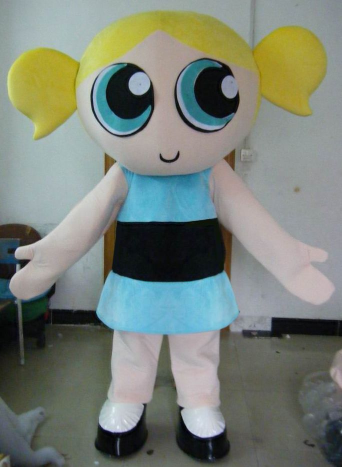 Adult Powerpuff Girls Mascot Costume Powerpuff Girls Costume With