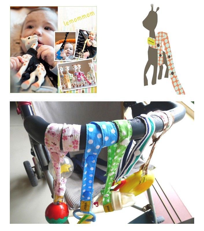 Lemommom Toy Saver Sippy Cup Baby Bottle Strap Holder For Stroller High
