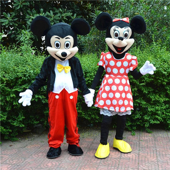 Mickey Mouse Mascot Costume Classical Mickey And Minnie Carnival