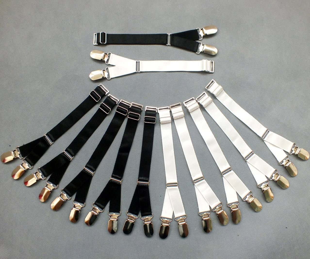 New Adjustable Metal Clip Elastic Leg Garter Belt Sock Stocking Garter