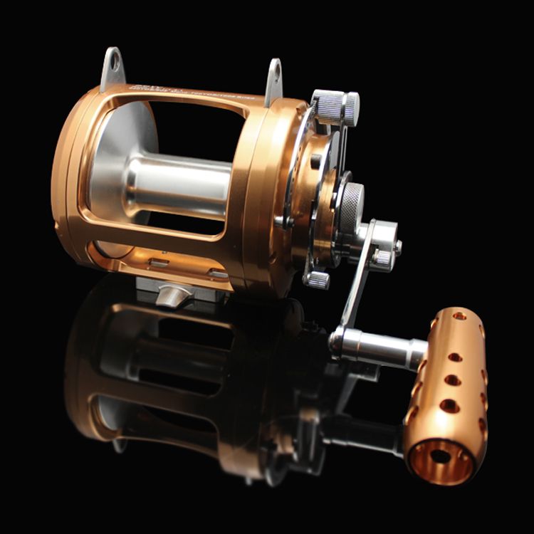 Best Fishing Reels Golden Color 50w 9bb 21kg /Pcs Big Game Deep Sea