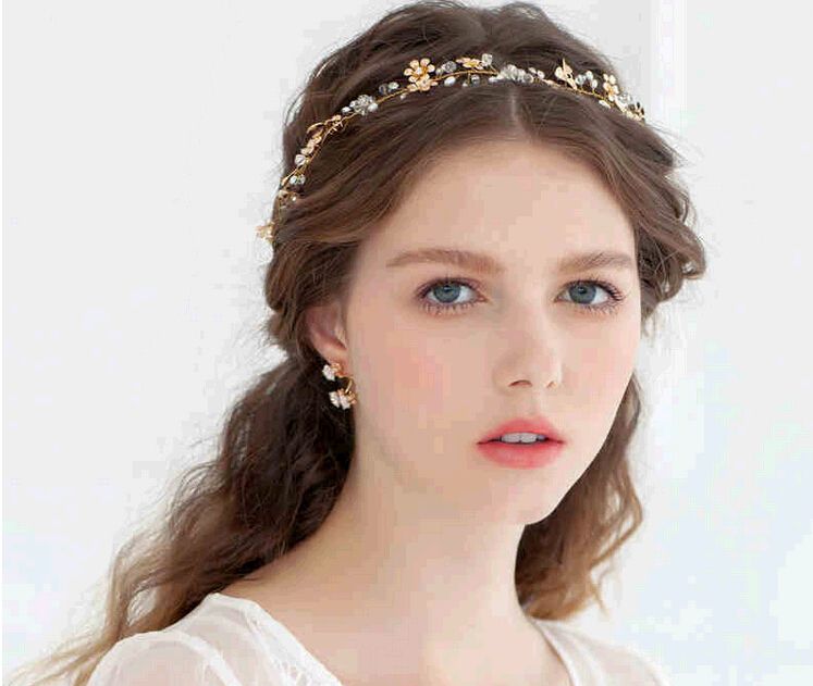 2017 2015 New Handmade Flower Headbands Luxurious Wedding Jewellery