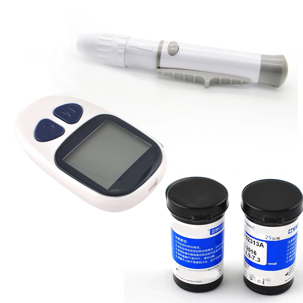 Health Care Electronic Digital Handheld Blood Glucose Monitor Diabetes