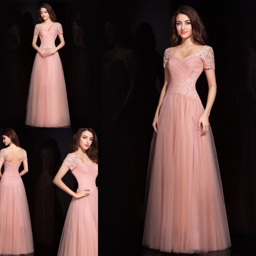 Blush Pink Bridesmaid Dresses For 2015 Beach Garden Rustic Wedding