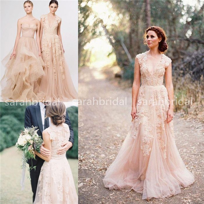 bohemian plus size bridal gowns