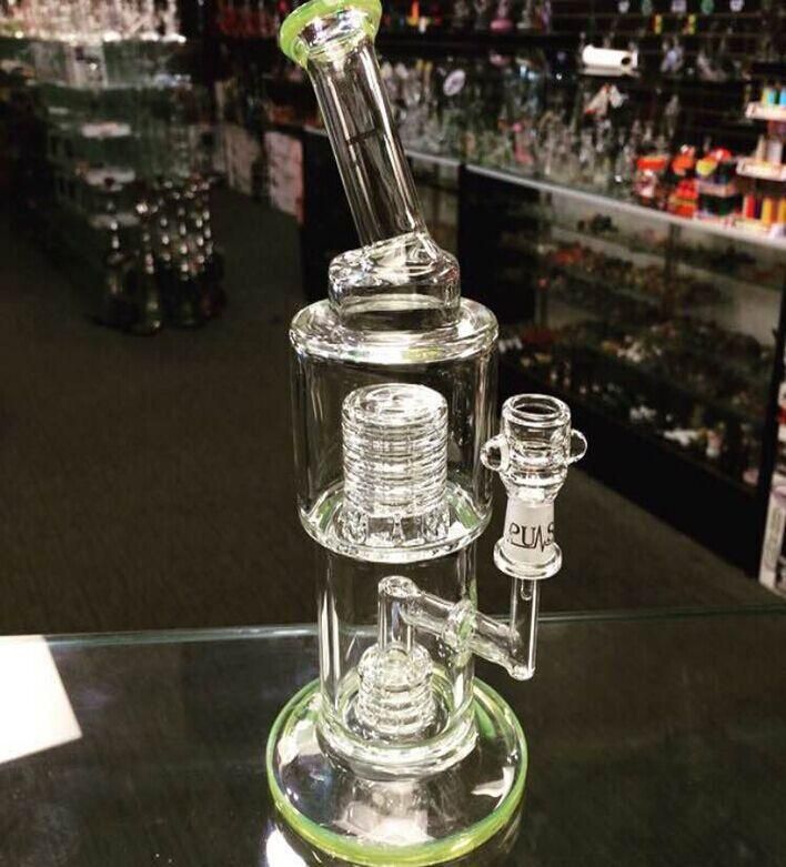 Cheap Glass Water Bong Smoking Pipe With Percolator And