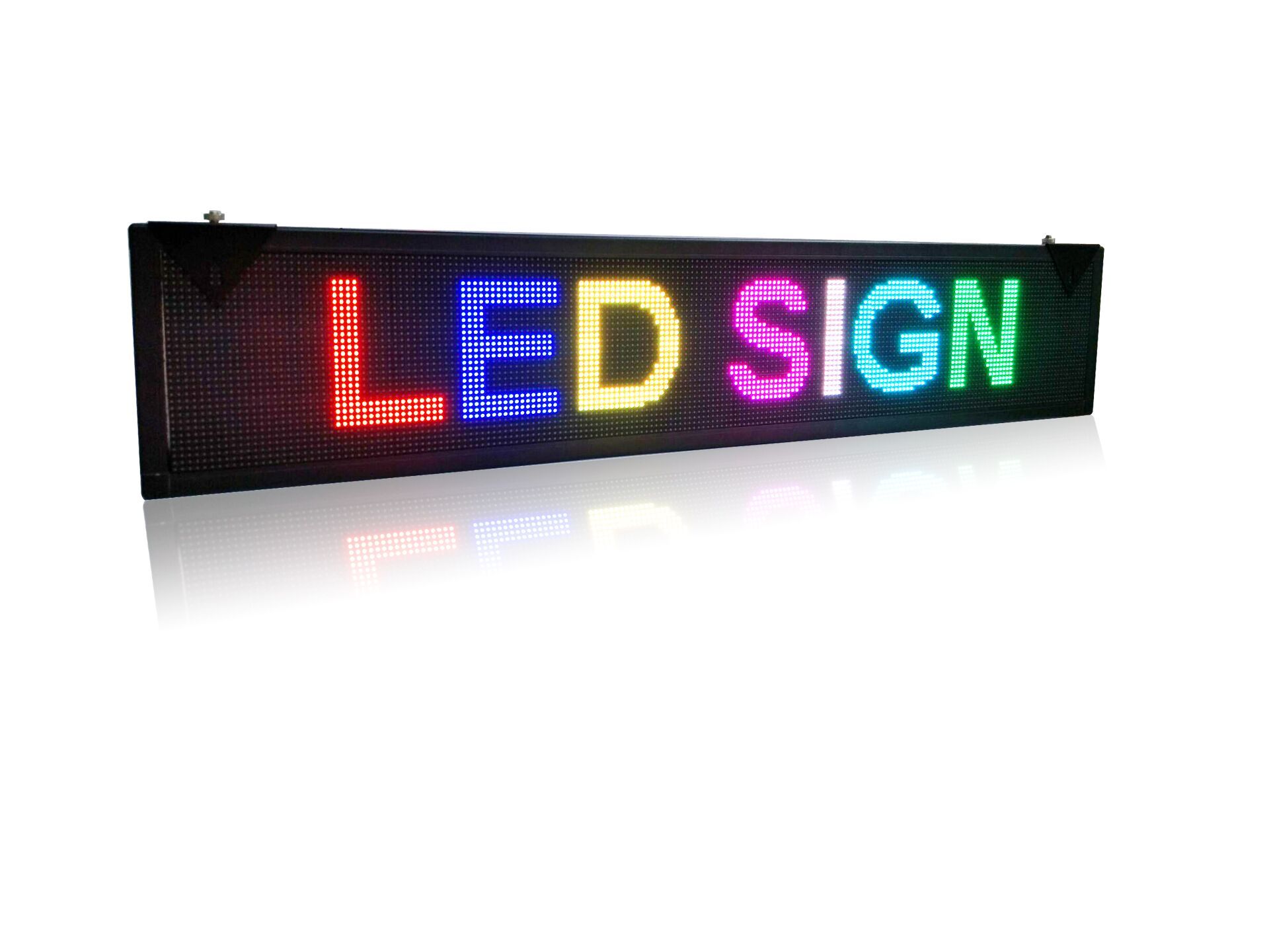 6.5 X 32 Led Sign Rgb Programmable Scrolling Indoor Message Board P4