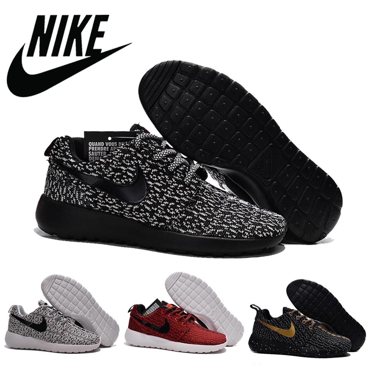New Design Nike Roshe One X Yeezy 350 Boost Running Shoes For Women & Men, Cheap Nike Roshe Run 