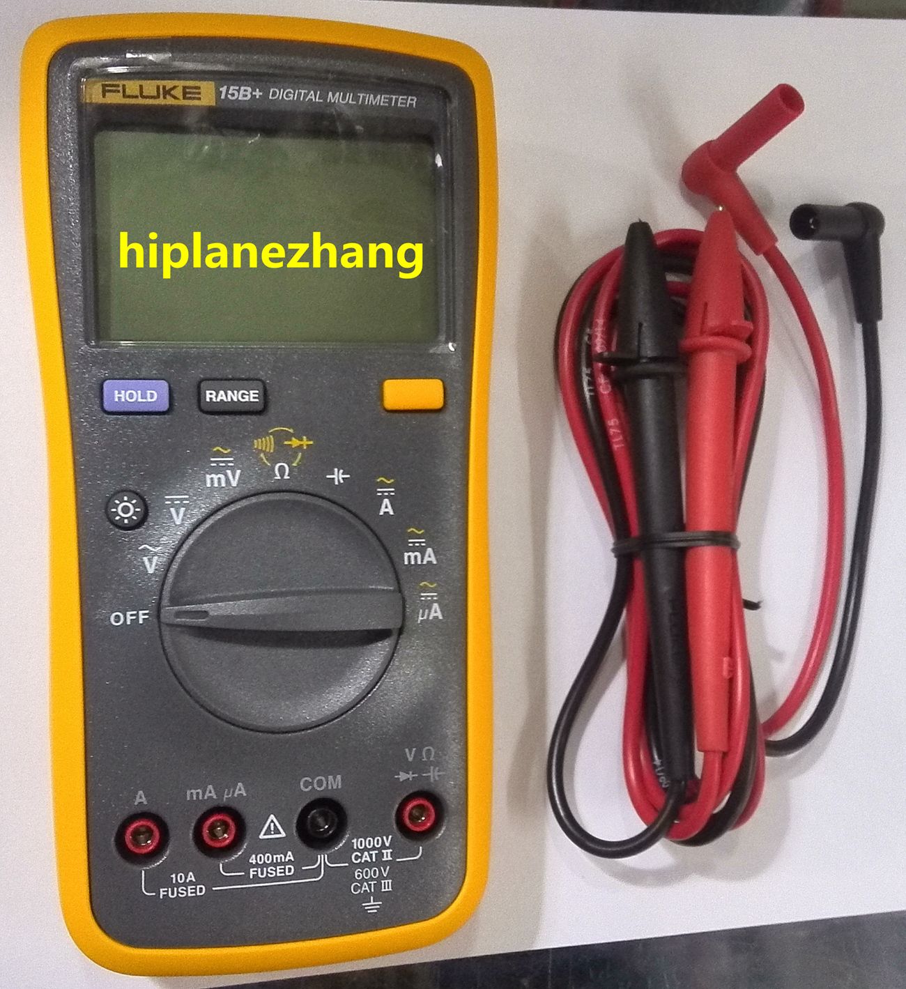 2017 Fluke 15b+ F15b+ Digital Multimeter Dmm Auto/Manual Range Ac Dc